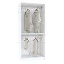 Ver imagem 6 de MÓDULO CLOSET CABIDEIRO DUPLO 100% MDF M512.B MUNDI MOVEIS
