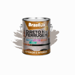 Esmalte Direto na Ferrugem Brasilux 3,6l:prata - 2
