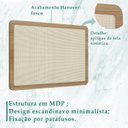 Ver imagem 3 de Cabeceira Solteiro 90 Cm Palhinha Oslo 27966 Hanover Artesano