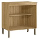 Ver imagem 2 de Balcão de Cozinha Ametista 2 Portas 80 Cm Freijó Gris - Kits Paraná