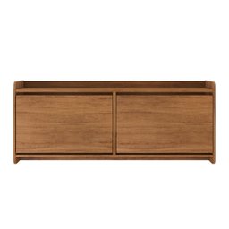 Sapateira 2 Portas Basculantes Nichos Cedro Dália 1,30m - 4
