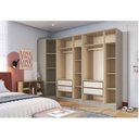 Ver imagem 2 de Guarda Roupa Modulado 4 Peças Wood