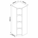 Ver mais imagens de Guarda Roupa Modulado 4 Peças Wood