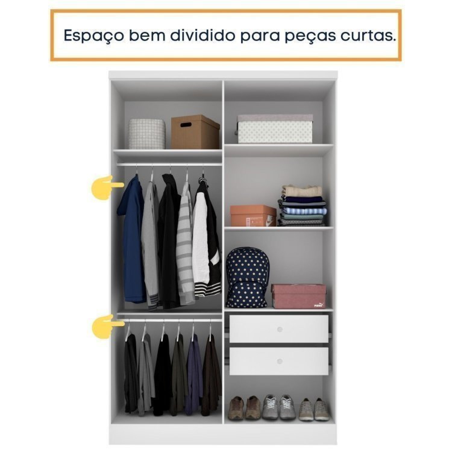 Quarto Completo Roupeiro 4 Portas, Cama, Mesa de Cabeceira, Penteadeira Amsterdam Tcil Móveis - 7