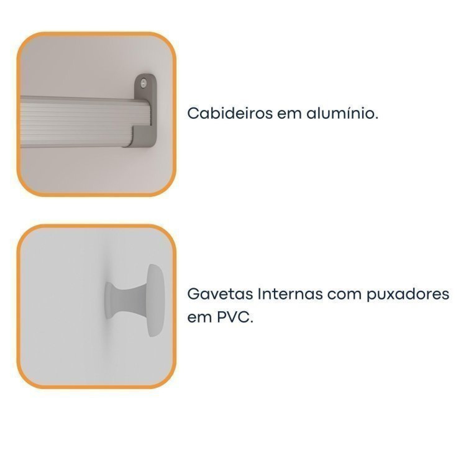 Quarto Completo Roupeiro 4 Portas, Cama, Mesa de Cabeceira, Penteadeira Amsterdam Tcil Móveis - 8
