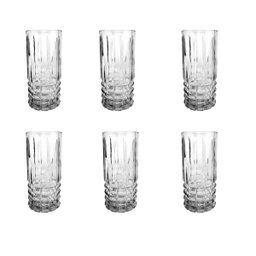 Kit 7 Pçs Jarra de Vidro com Alça 1l + Jogo de 6 Copos 270ml - 2