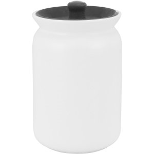 GLOW POTE 16x11x11cm 1L CERÂMICA BRANCO
