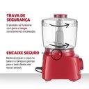 Ver imagem 7 de Mini Processador Turbo Pratic 300w 220v Mp-16-r Mondial