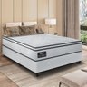 Cama Box Casal Gazin Colchão Molas Ensacadas 138x188x62cm New Branco - 2