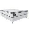 Cama Box Casal Gazin Colchão Molas Ensacadas 138x188x62cm New Branco - 1