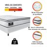 Cama Box Casal Gazin Colchão Molas Ensacadas 138x188x62cm New Branco - 5