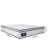 Cama Box Casal Gazin Colchão Molas Ensacadas 138x188x62cm New Branco - 4