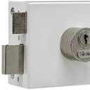 Ver imagem 3 de Fechadura para Portão de Sobrepor Branca 50mm | Silvana