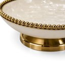Ver imagem 5 de Centro de Mesa Dourado com Branco Perolado a: 10cm