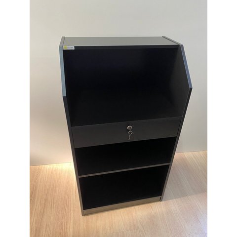 Balcão Loja Caixa Preto Compacto