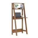 Ver imagem 6 de Escrivaninha Estante e Estante para Livros Escada Tok 2 Prateleiras 4 Prateleiras 122cm Espresso Móveis Noce Milano