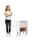 Ver imagem 5 de Gabinete com Pés para Banheiro Gales Branco/Faia