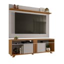 Ver imagem 2 de Rack Bancada Ripado com Painel para TV até 70 Polegadas 1,80 cm