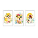 Ver imagem 2 de Kit Quadros Decorativos Infantil Animais Abstrato Kit127