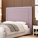 Ver imagem 5 de Cabeceira Cama Box Casal Padrão Alba 140cm com Frame Bouclé Rosé - Desk Design