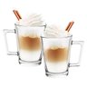 Kit 2 Xícaras de Vidro 270ml Martin Alça Quadrada - 1