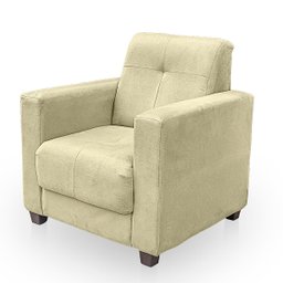 Kit Poltrona Cadeira para Sala Confortável Reforçada Veneza Suede - 6