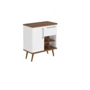 Ver imagem 3 de Gabinete para Banheiro com Pés 70cm Veneza