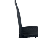 Ver imagem 5 de Cadeira Rattan Preta - Kit com 8