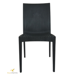 Cadeira Rattan Preta - Kit com 8 - 8