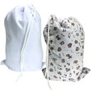 Ver imagem 2 de Kit Saco Impermeável Roupa Molhada Bebê Infantil Safari Bco