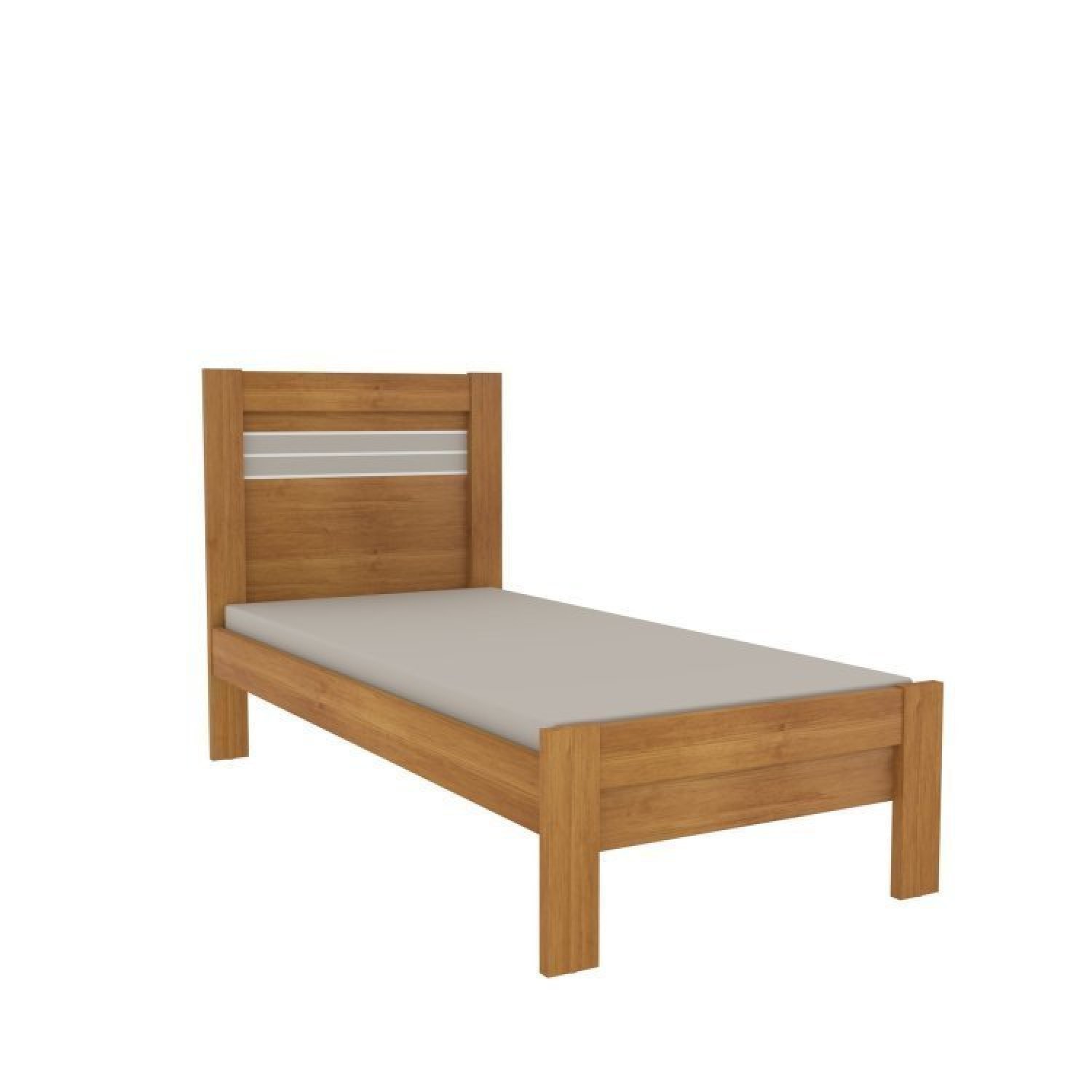 Quarto Completo Guarda Roupa 3 Portas e Cama Solteiro Oregon Tcil Móveis - 12