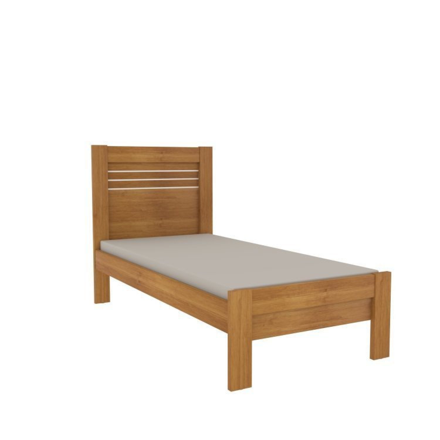 Quarto Completo Guarda Roupa 3 Portas e Cama Solteiro Oregon Tcil Móveis - 10