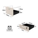Ver imagem 7 de Mesa de Escritório Pedestal 3 Gavetas 1.90x70 Tpo 30mm Netmobil - Dubai