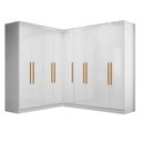 Ver imagem 1 de Guarda Roupas Modulado de Canto Madrid com 9 Portas Maxel