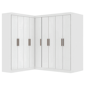 Guarda Roupas Modulado de Canto Madrid com 9 Portas Maxel