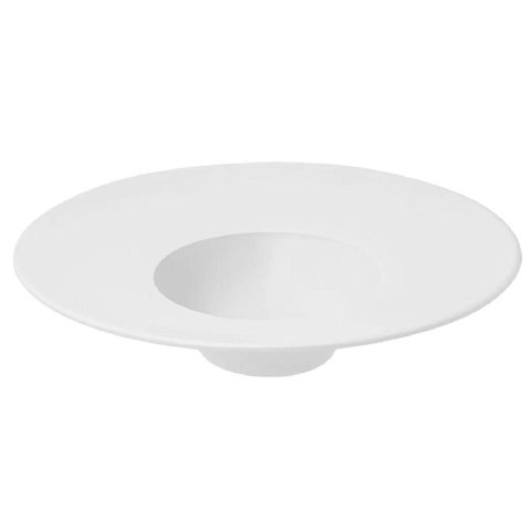2 Pratos de Risoto Oxford Tipo Chapéu 30,5cm em Porcelana Branco Sofisticação e Design Moderno