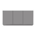 Ver imagem 2 de Armário de Cozinha Aéreo 120cm 3 Portas Virgínia Cinza - Lumil