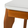 Mesa De Jantar Turquesa Vidro OffWhite Base/Marrom - 3