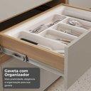 Ver imagem 7 de Cozinha 6 Peças Nesher Rainha Cristaleira 100% MDF