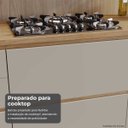 Ver imagem 6 de Cozinha 6 Peças Nesher Rainha Cristaleira 100% MDF