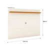 Rack Ripado 2 Portas com Painel para Tv 50 Polegadas Astúrias 136cm - 2