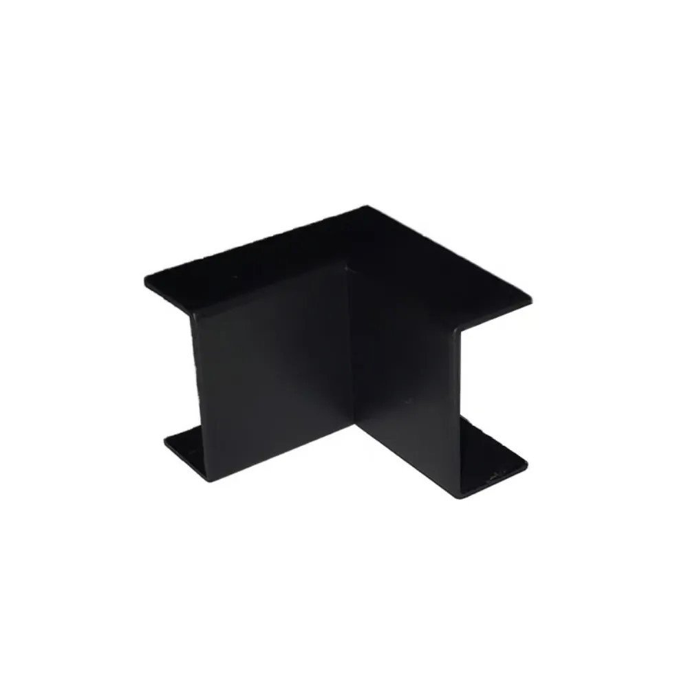 Kit 2 Conexão Curva Cotovelo Interno Preto Canaleta 20x10mm - 4
