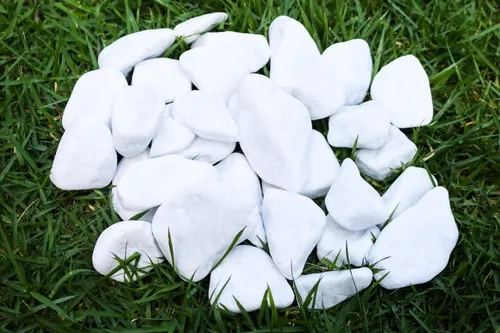 Pedras Decorativas Brancas Dolomitas Jardim Vasos - 10 kg - 2