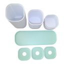 Ver imagem 5 de Kit Organizador de Banheiro 3 Peças Luxo Design Elegante