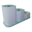 Ver imagem 1 de Kit Organizador de Banheiro 3 Peças Luxo Design Elegante