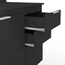 Ver imagem 6 de Balcão de Cozinha com Tampo 150cm Pérola Preto Z34 - Mpozenato