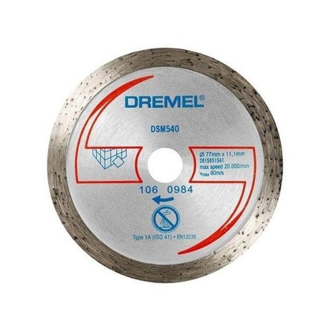 Disco Diamantado para Azulejos Dsm540 para Dremel Saw Max
