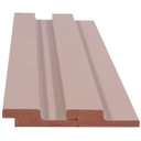 Ver imagem 4 de Painel Ripado de Madeira Mdf 270cmx1,5cmx6cm Capuccino Casablanca