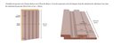Ver imagem 7 de Painel Ripado de Madeira MDF 270CMX1,5CMX6CM Capuccino Marrom Casablanca