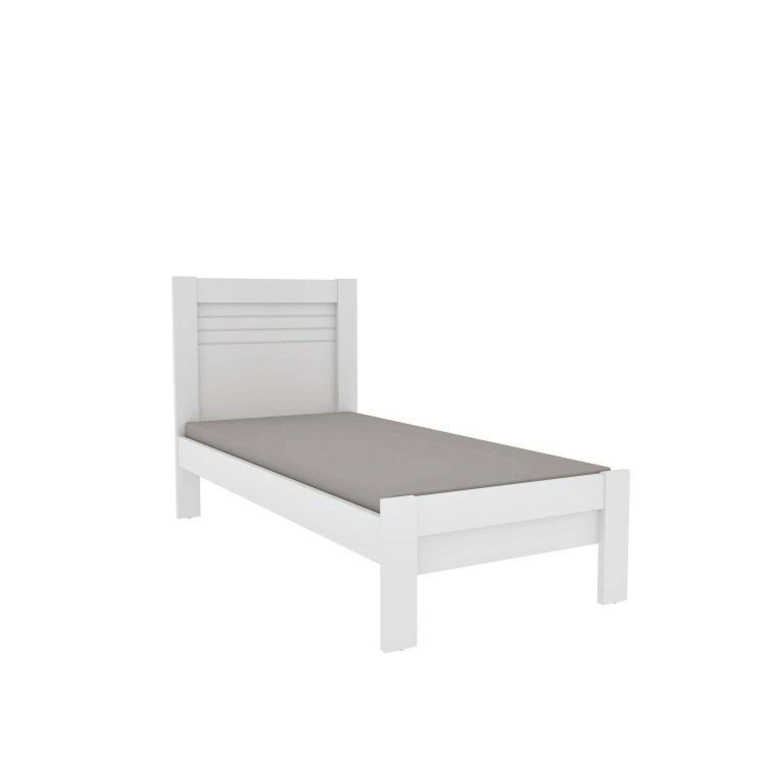 Quarto Completo Guarda Roupa 3 Portas e Cama Solteiro Oregon Tcil Móveis - 7